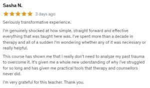 Testimonial Benjy Sherer Shadow Work Review