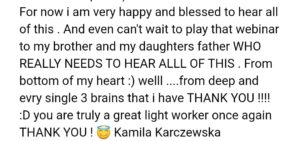 Self love and Shadow Work Testimonial