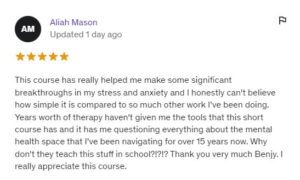 Testimonial Benjy Sherer Shadow Work Review