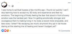 Shadow Work Course Testimonial