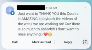 Benjy Sherer Coaching - Emotional Fitness and Anxiety Coach Testimonial Screenshot