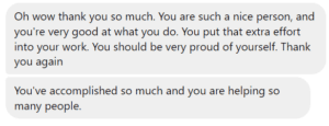 Benjy Sherer Coaching - Emotional Fitness and Anxiety Coach Testimonial Screenshot