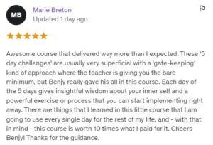 Emotional Mastery 5 Day Challenge Review