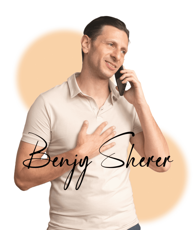 Benjy Sherer, emotional fitness trainer and mental health coach, specializing in providing relief from anxiety disorders, PTSD, depression, fear and stress.