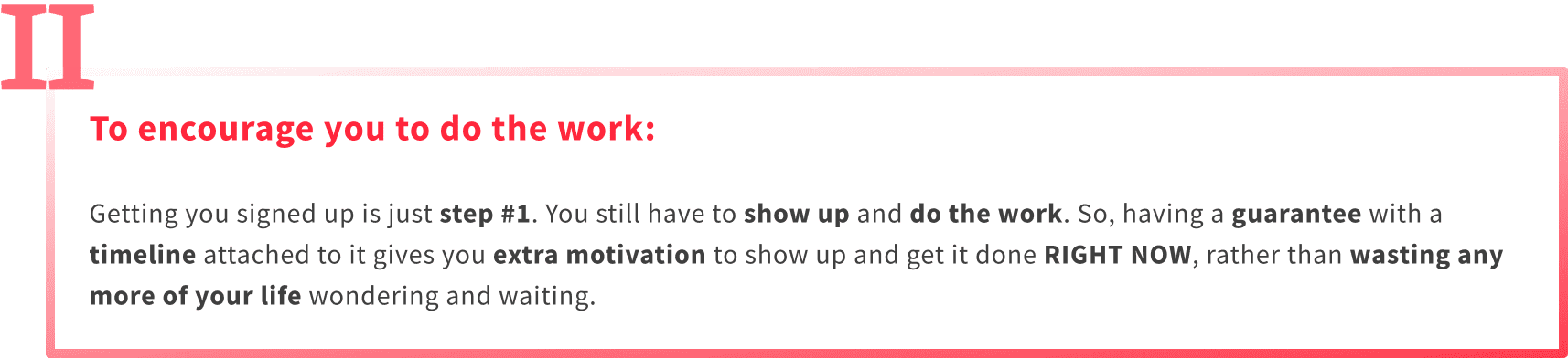 The 2nd reason I offer a money-back guarantee on my anxiety healing course is to encourage you to do the work.